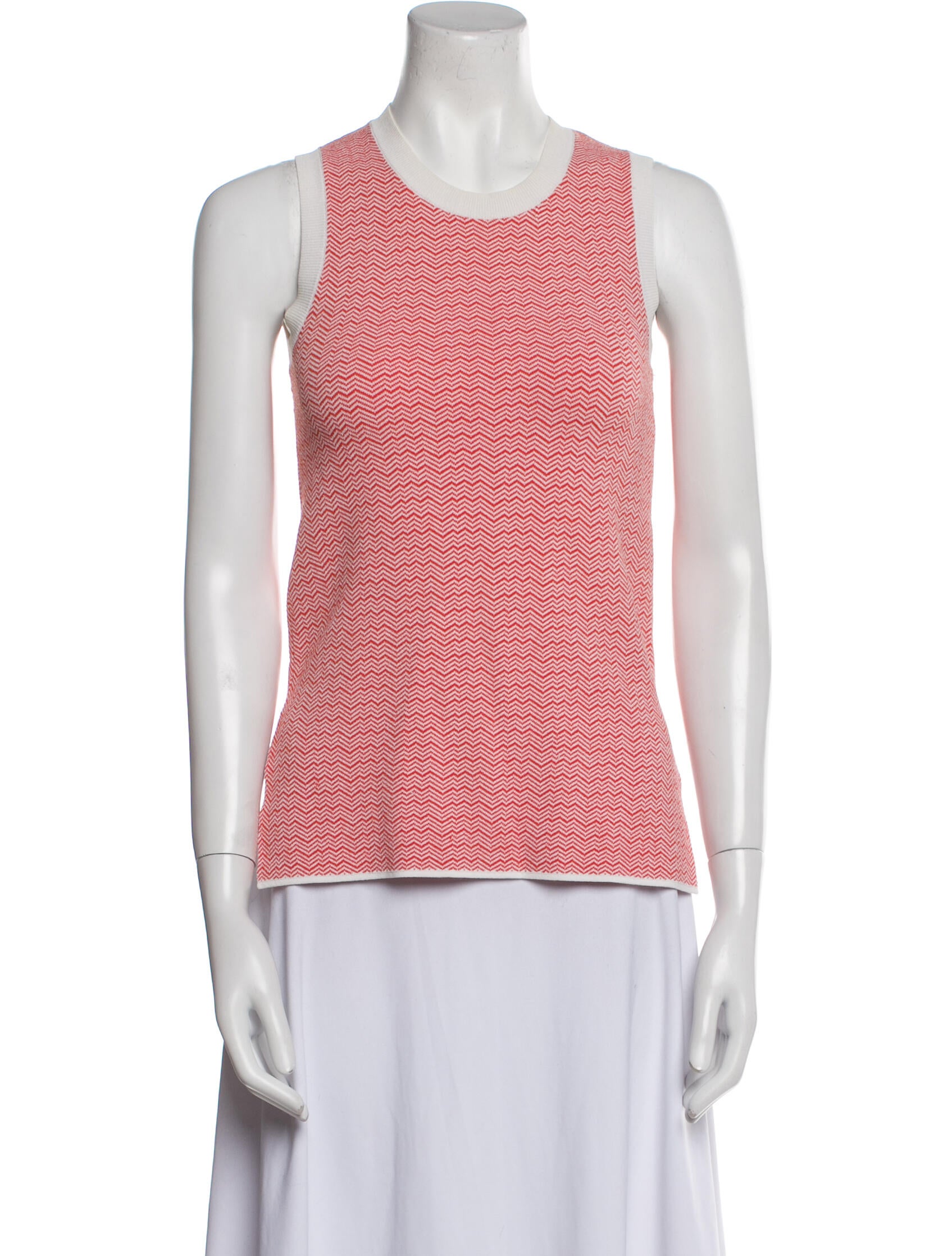 Tory Sport Printed Crew Neck Top