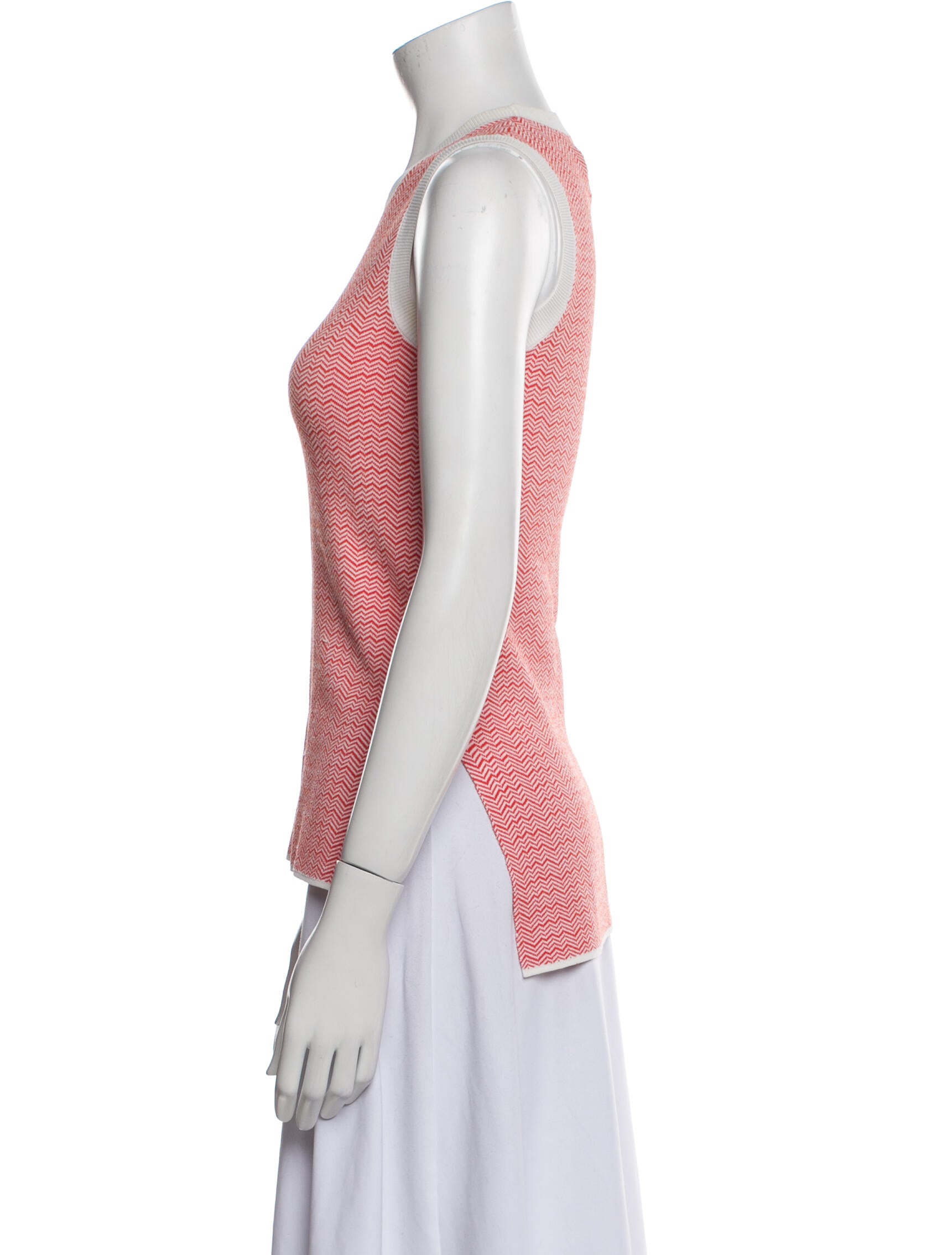 Tory Sport Printed Crew Neck Top