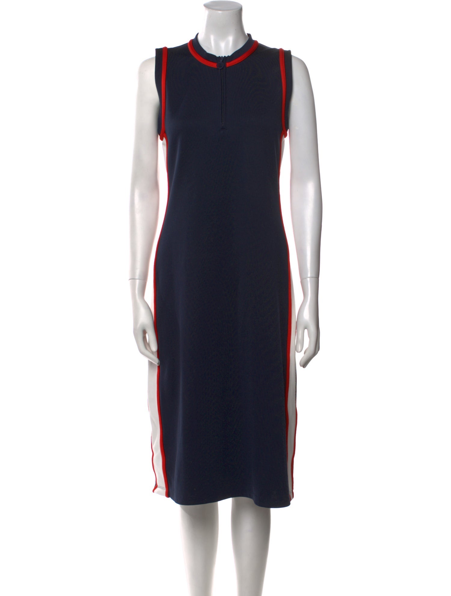 Tory Sport Crew Neck Knee-Length Dress