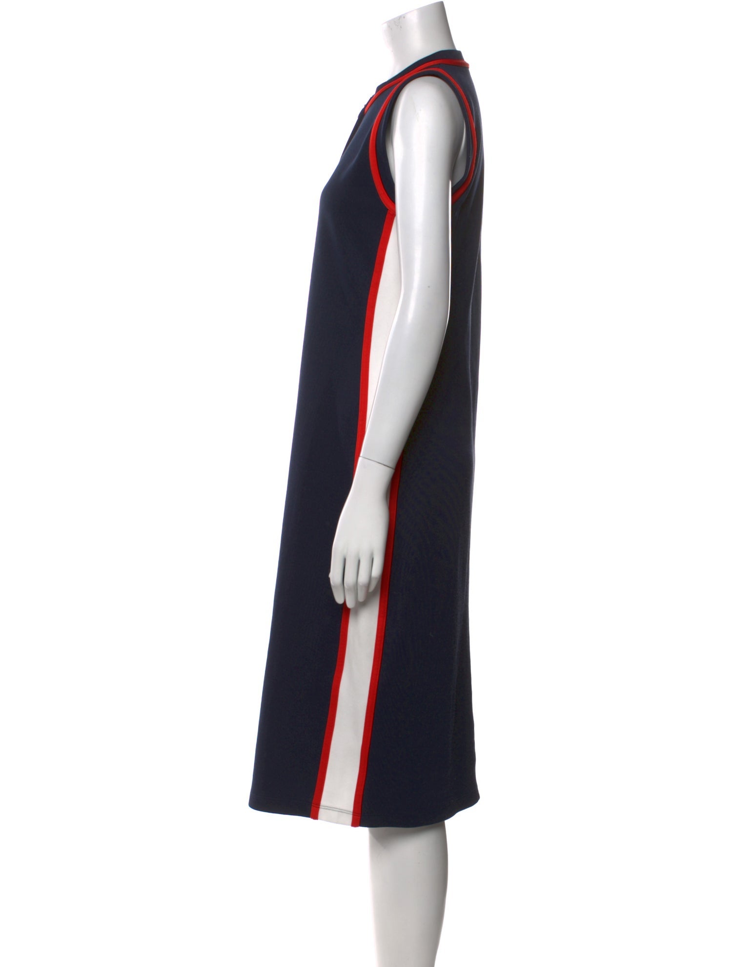 Tory Sport Crew Neck Knee-Length Dress
