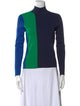 Tory Sport Mock Neck Long Sleeve Top