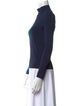 Tory Sport Mock Neck Long Sleeve Top