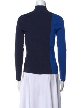 Tory Sport Mock Neck Long Sleeve Top