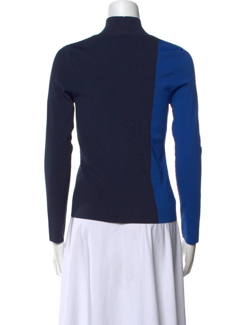 Tory Sport Mock Neck Long Sleeve Top