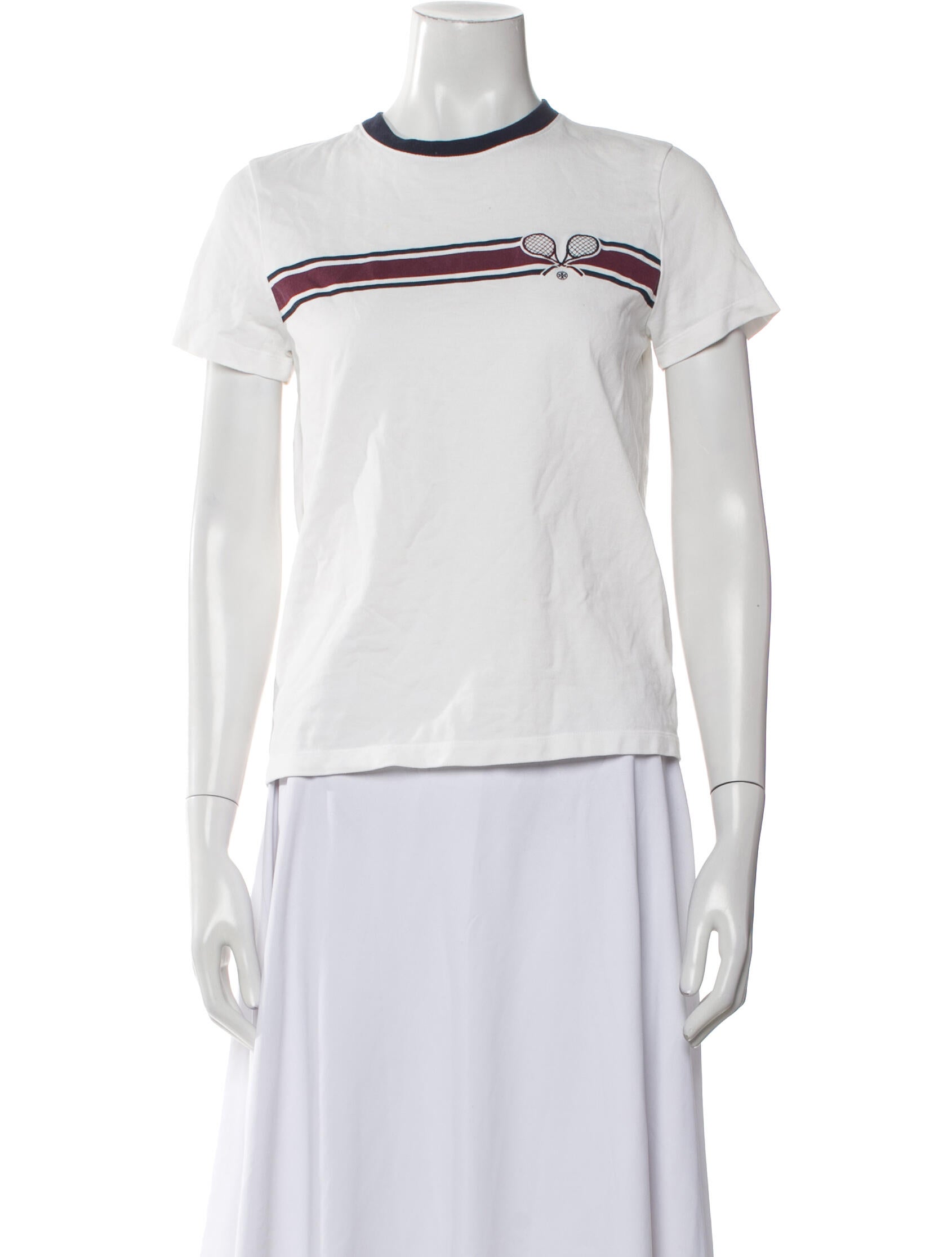 Tory Sport Graphic Print Crew Neck T-Shirt