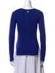 Tory Sport Scoop Neck Long Sleeve Top