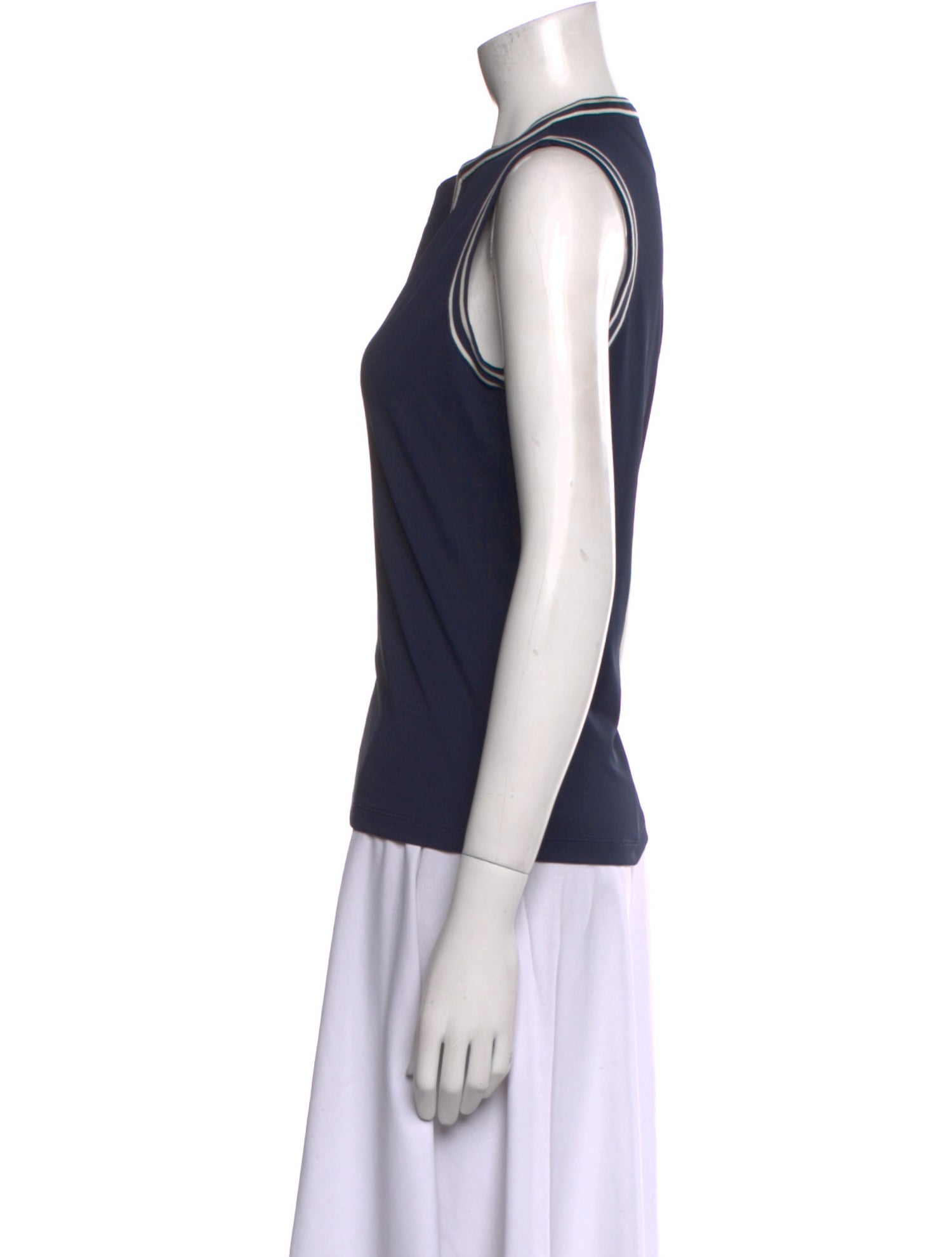 Tory Sport V-Neck Sleeveless Top
