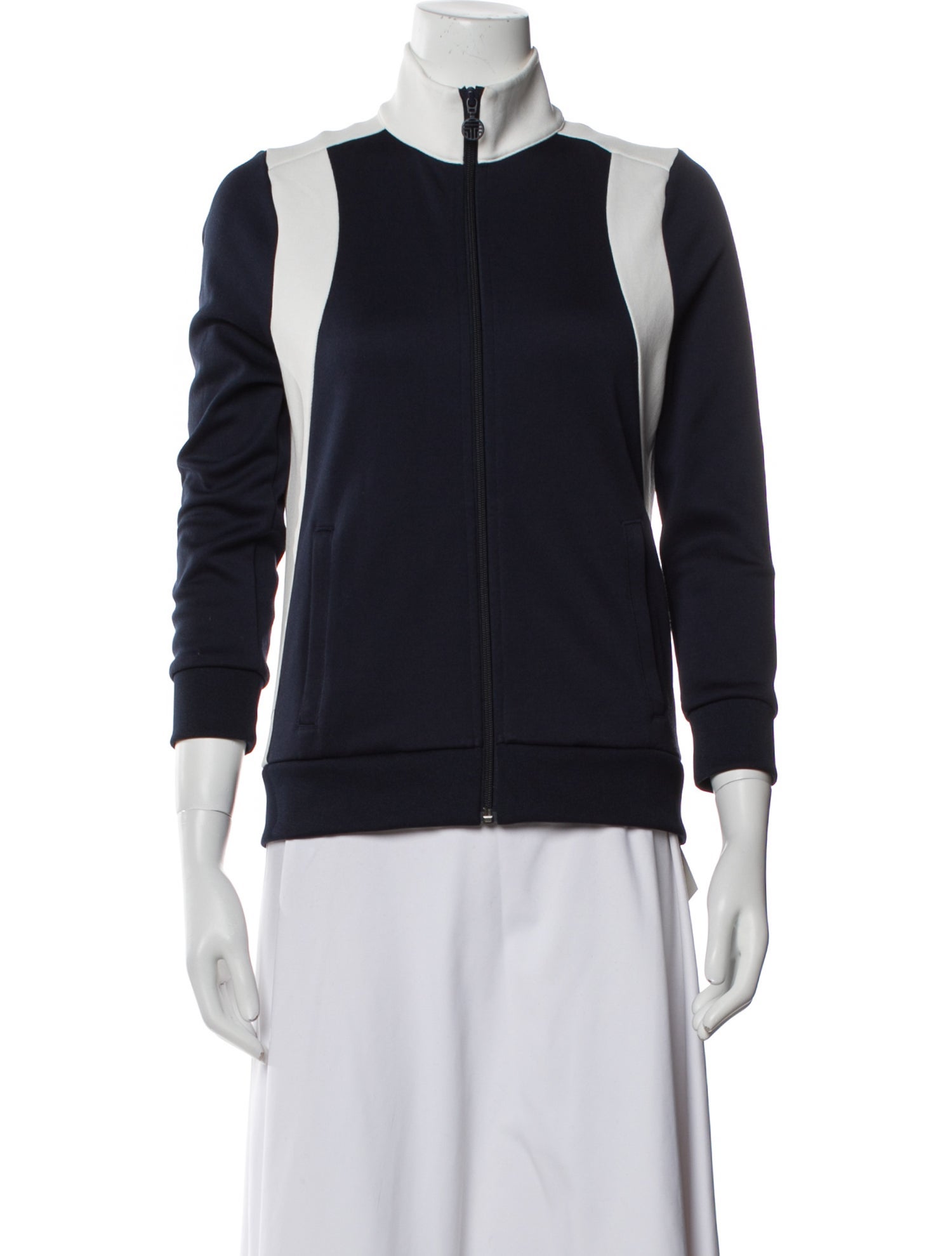 Tory Sport Colorblock Pattern Bomber Jacket