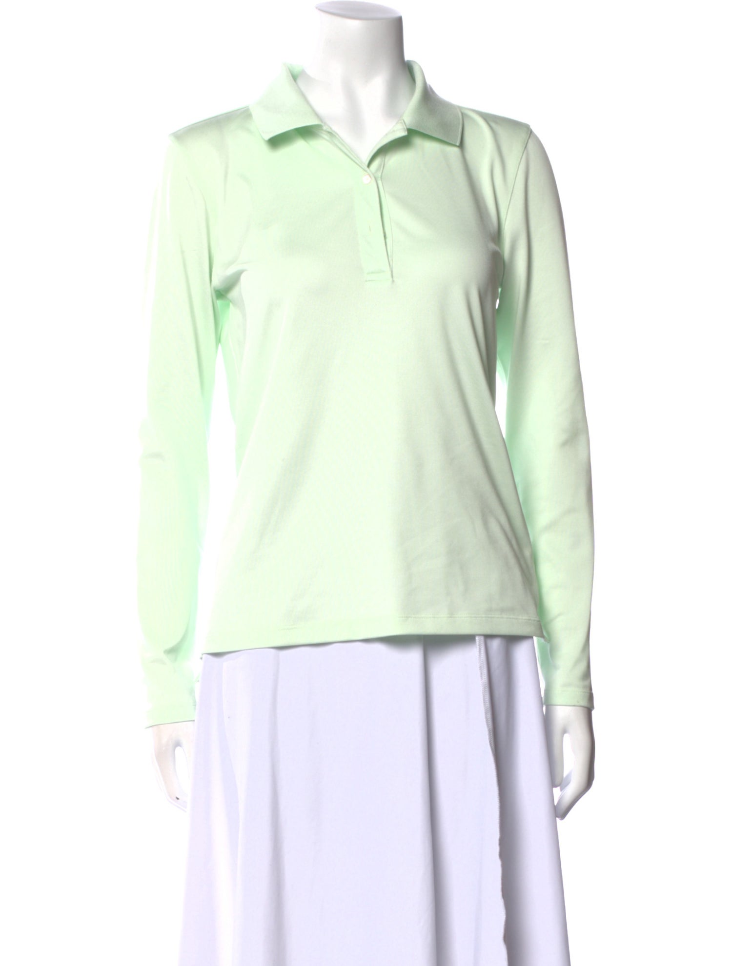 Tory Sport V-Neck Long Sleeve Polo