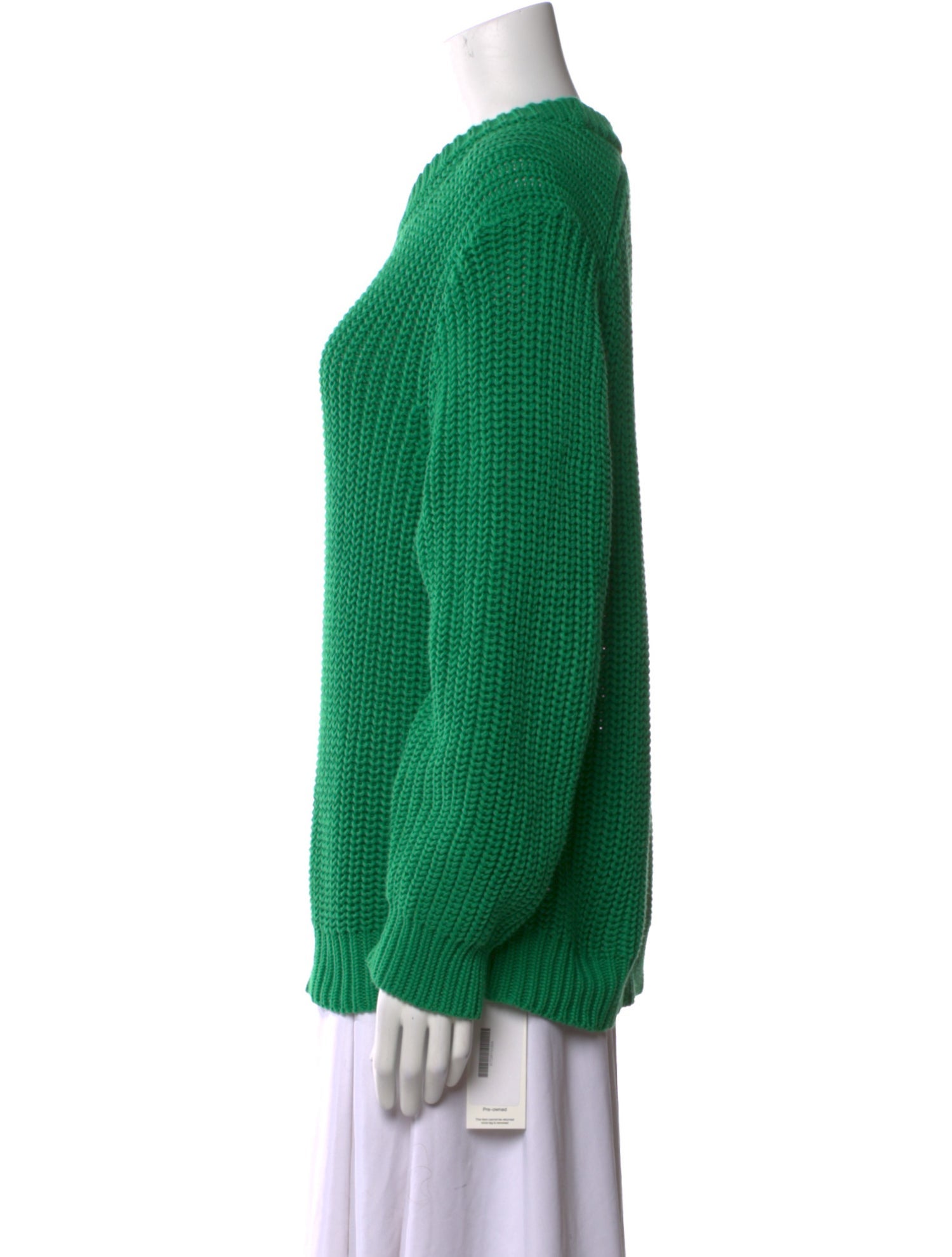 Tory Sport Crochet Crew Neck Sweatshirt