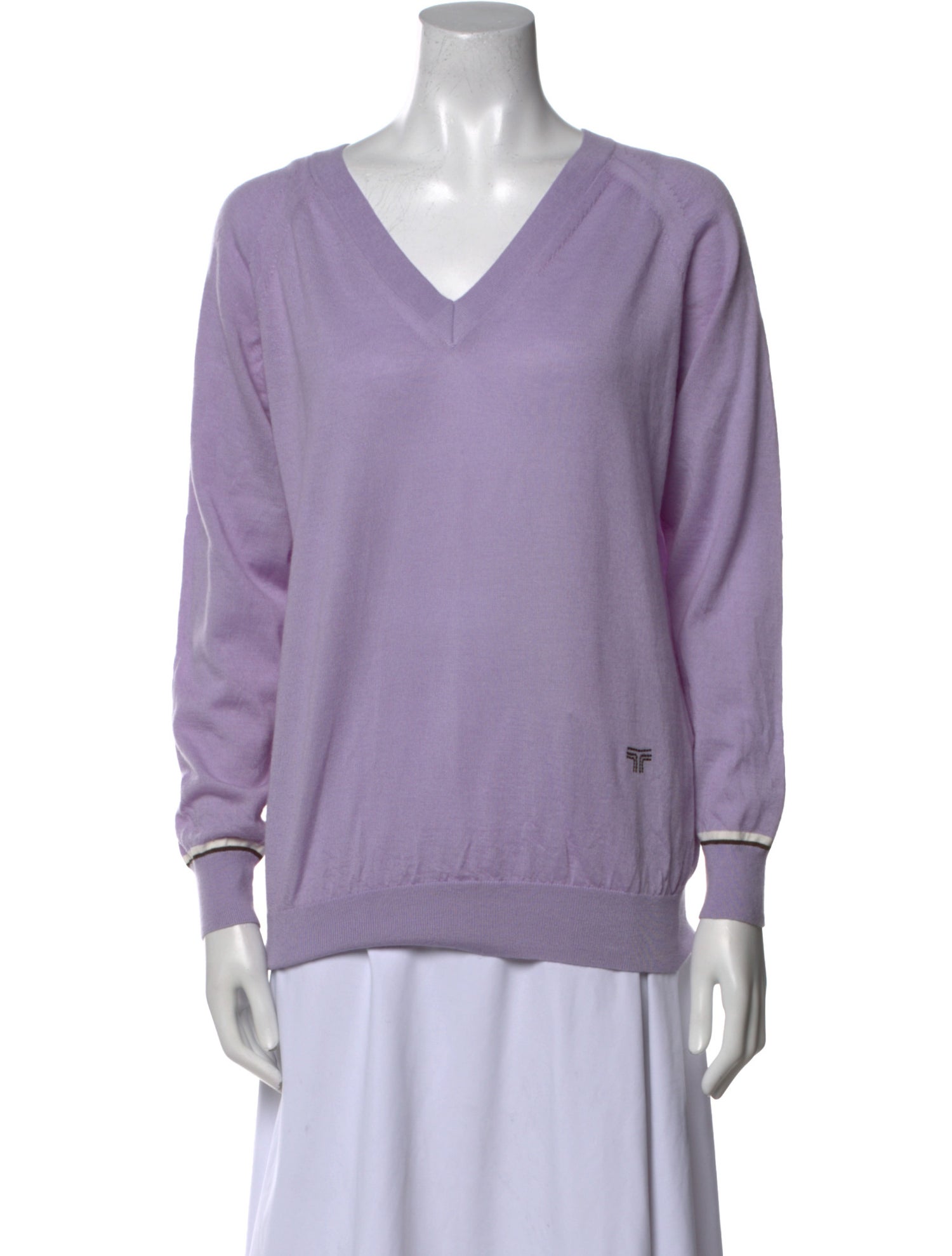 Tory Sport Cashmere V-Neck Sweater