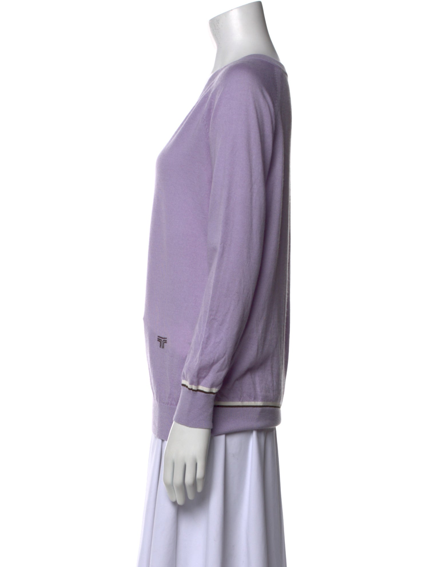 Tory Sport Cashmere V-Neck Sweater