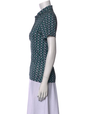 Tory Sport Printed Short Sleeve Polo