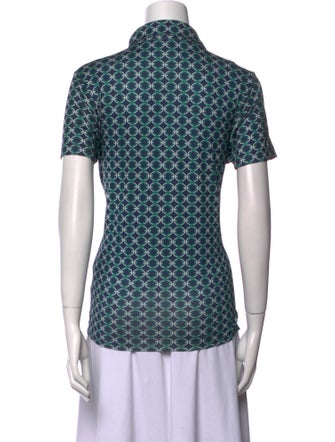 Tory Sport Printed Short Sleeve Polo