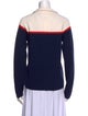 Tory Sport Striped Mock Neck Sweater
