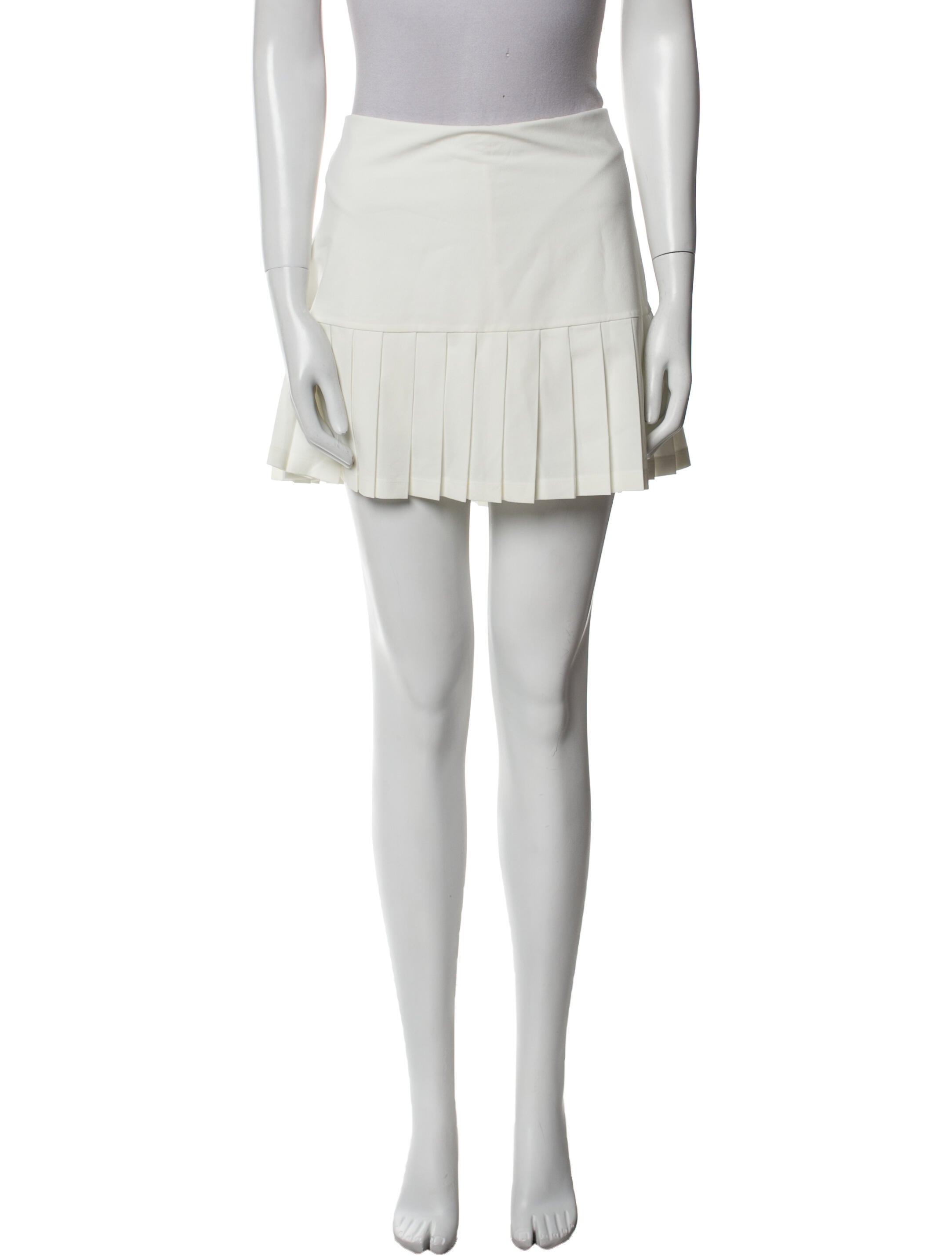 Tory Sport Pleated Accents Mini Skirt