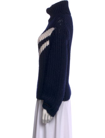 Tory Sport Wool Striped Sweater