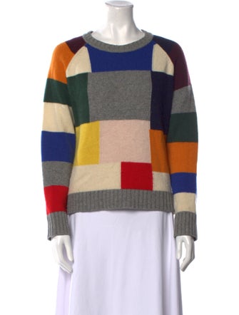 Tory Sport Printed Scoop Neck Sweater