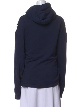 Tory Sport Striped Cowl Neck Sweater