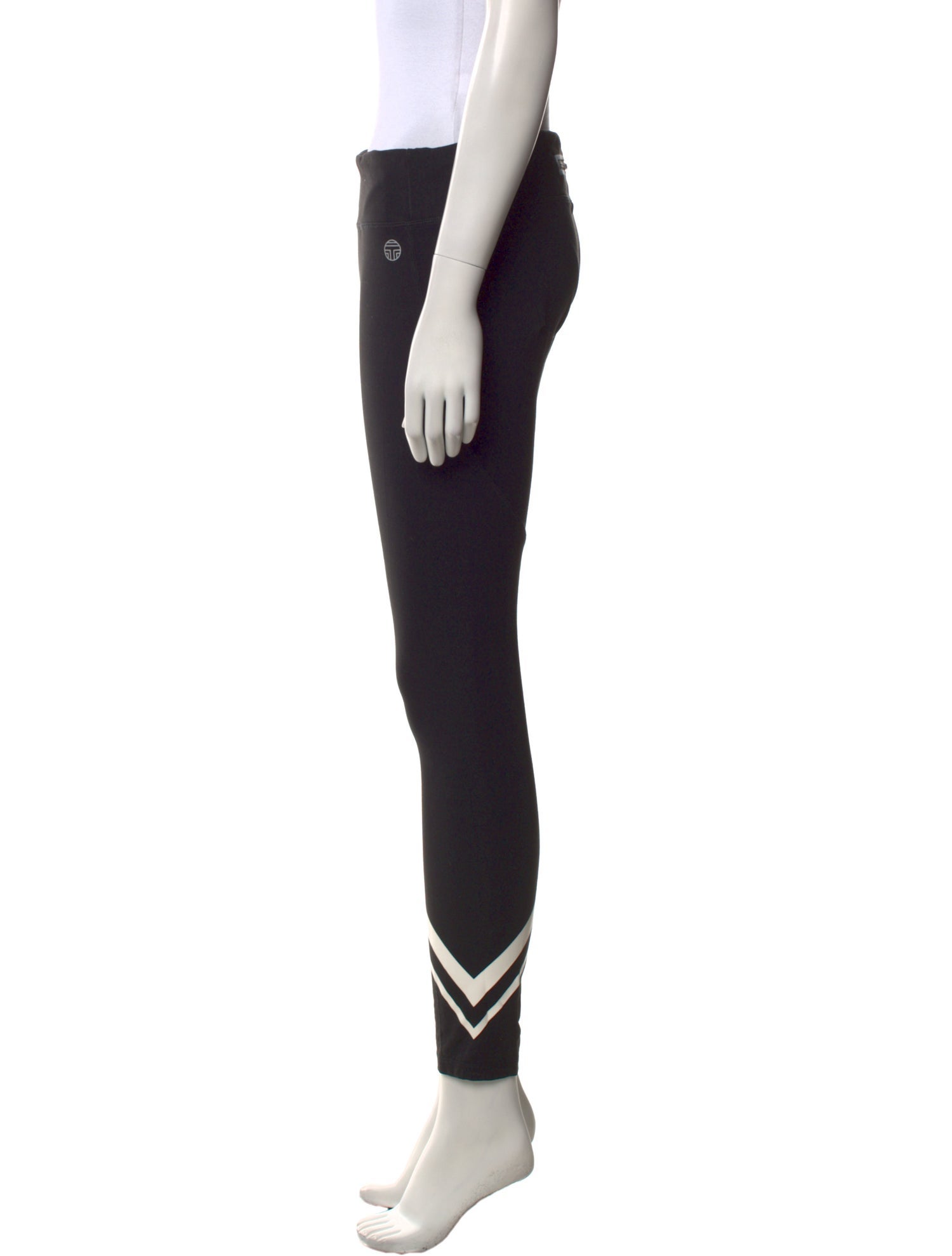 Tory Sport Striped Skinny Leg Pants