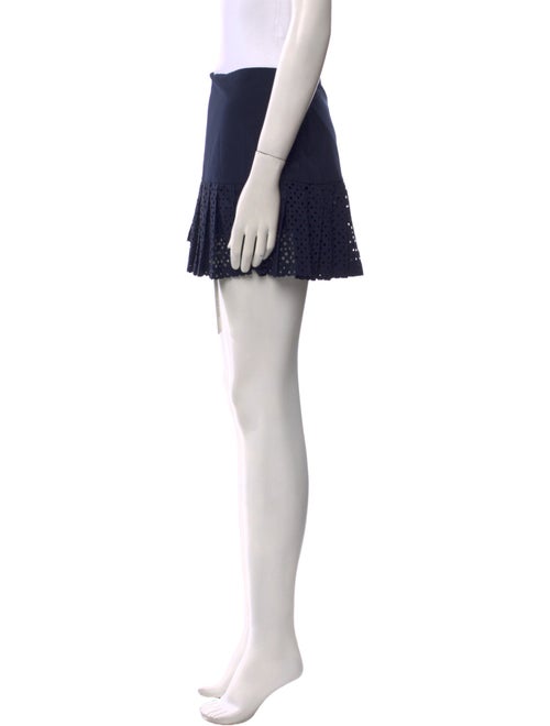 Tory Sport Eyelet Trim Mini Skirt