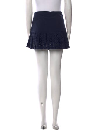 Tory Sport Eyelet Trim Mini Skirt