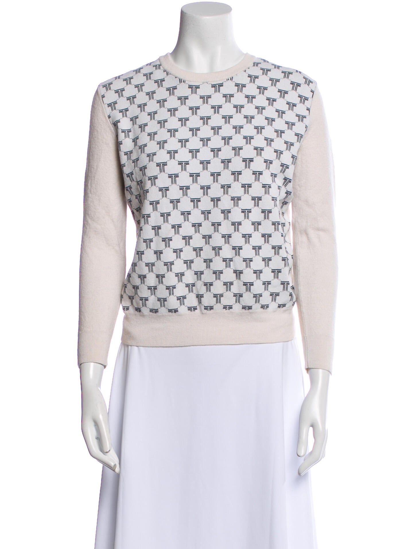 Tory Sport Merino Wool Printed Sweater