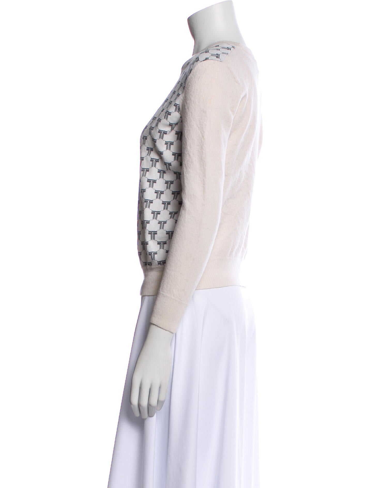 Tory Sport Merino Wool Printed Sweater