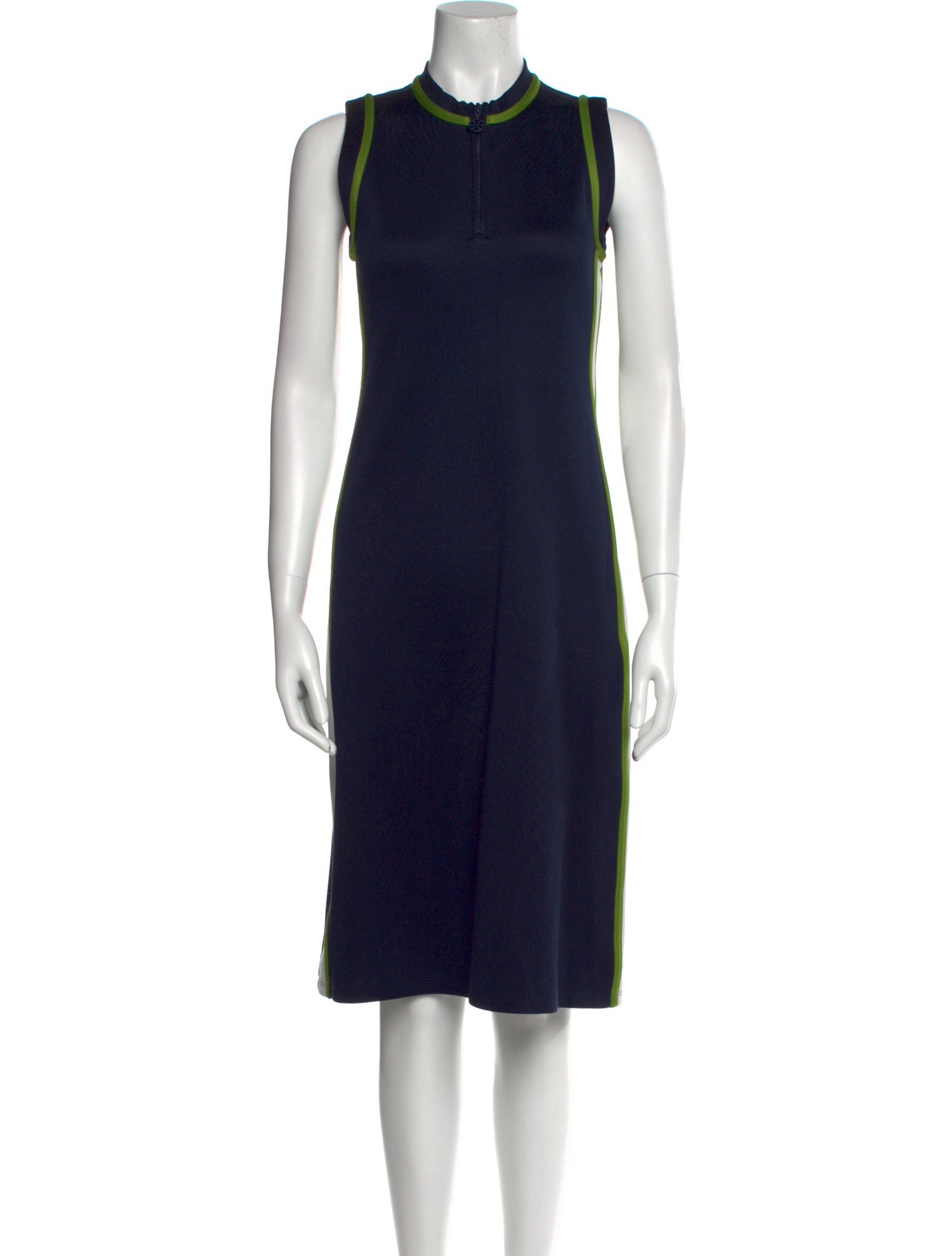 Tory Sport Crew Neck Midi Length Dress