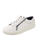 Tory Sport Leather Ruffle Embellishment Sneakers