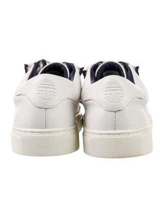 Tory Sport Leather Ruffle Embellishment Sneakers
