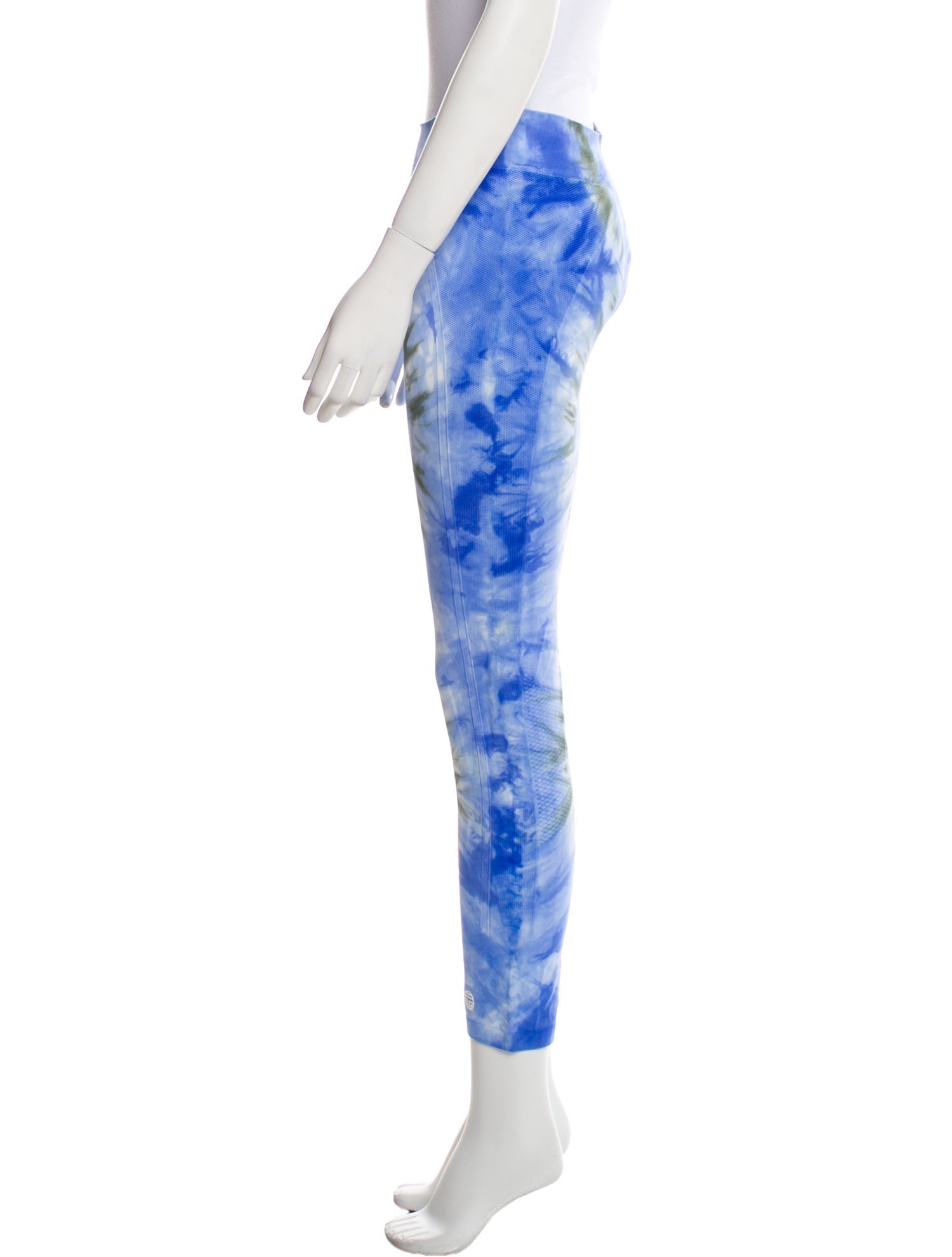 Tory Sport Tie-Dye Print Skinny Leg Pants