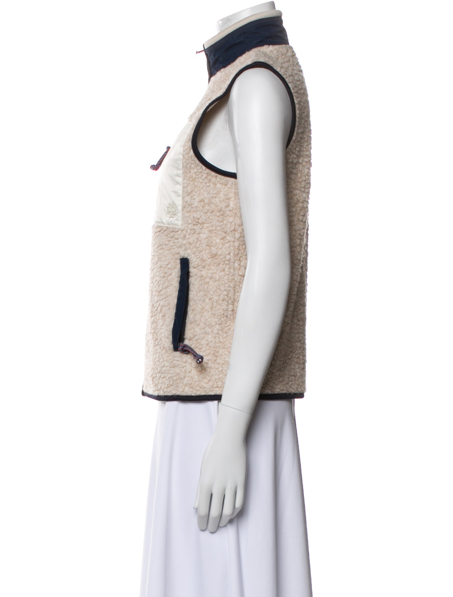 Tory Sport Colorblock Pattern Vest