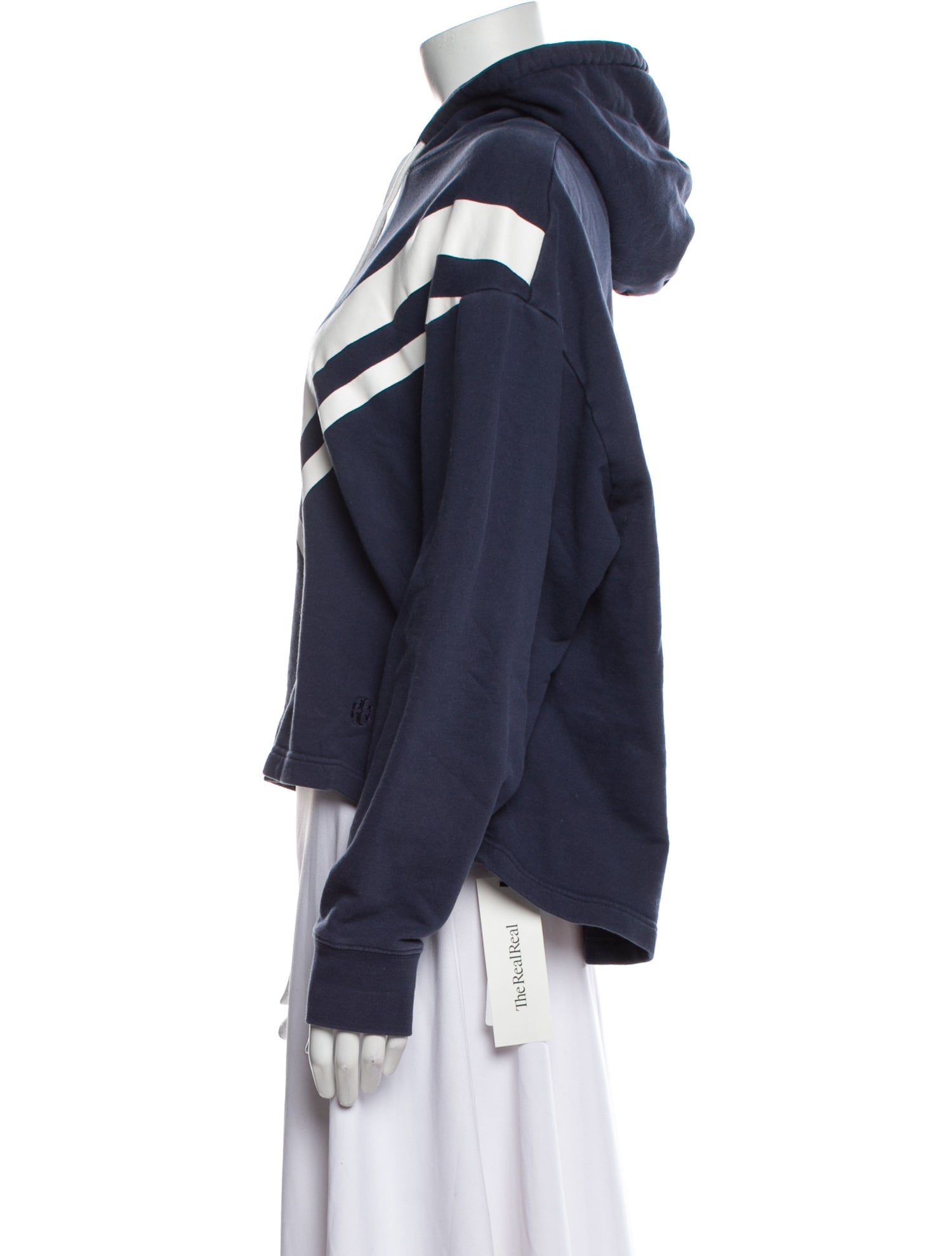 Tory Sport Graphic Print V-Neck Sweatshirt