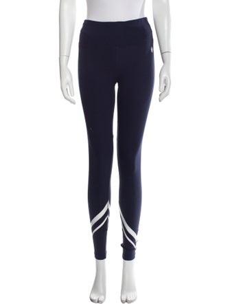 Tory Sport Striped Skinny Leg Pants