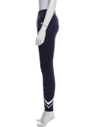 Tory Sport Striped Skinny Leg Pants