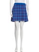 Tory Sport Plaid Print Mini Skirt
