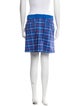 Tory Sport Plaid Print Mini Skirt