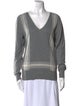 Tory Sport V-Neck Long Sleeve Sweatshirt