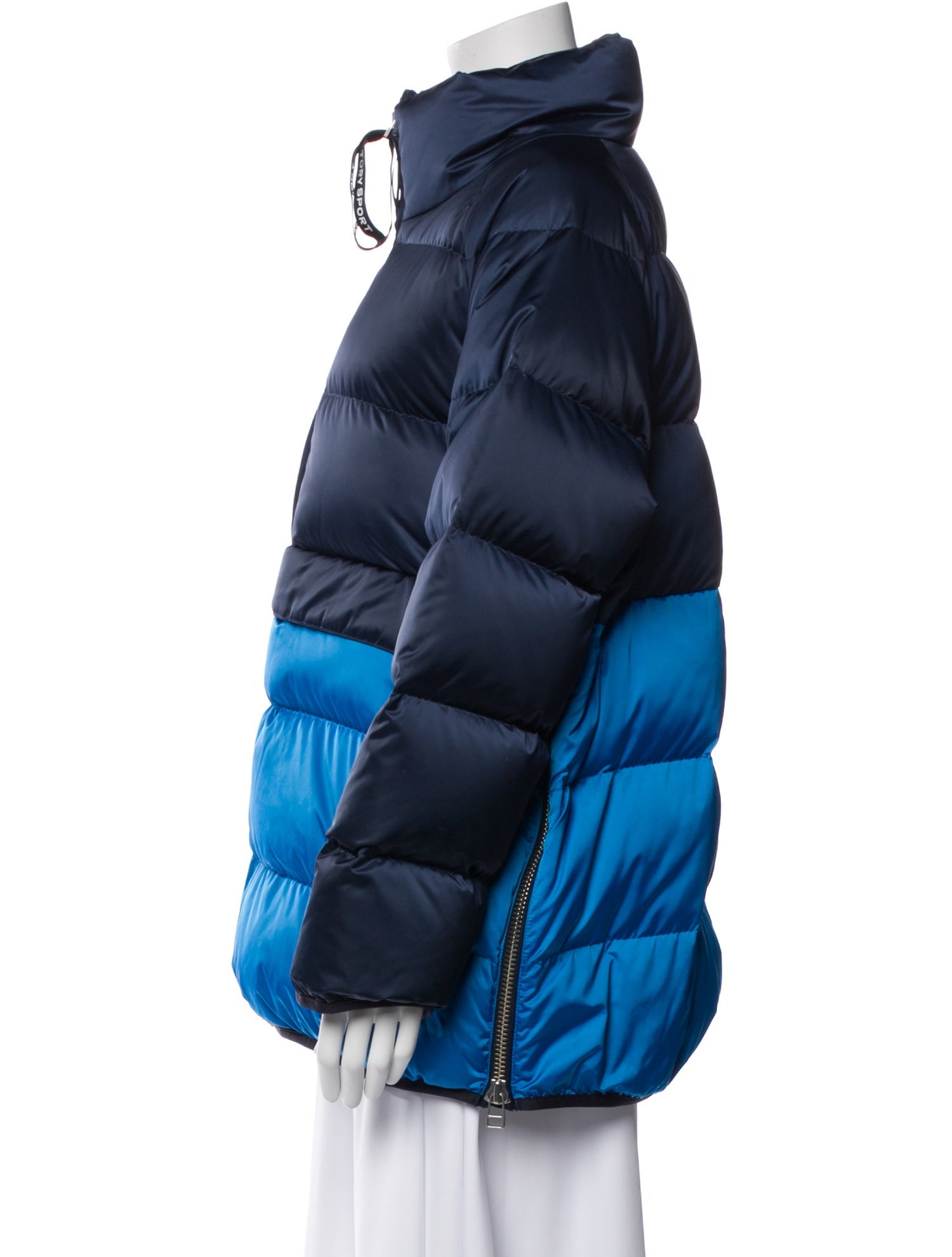 Tory Sport Colorblock Pattern Coat