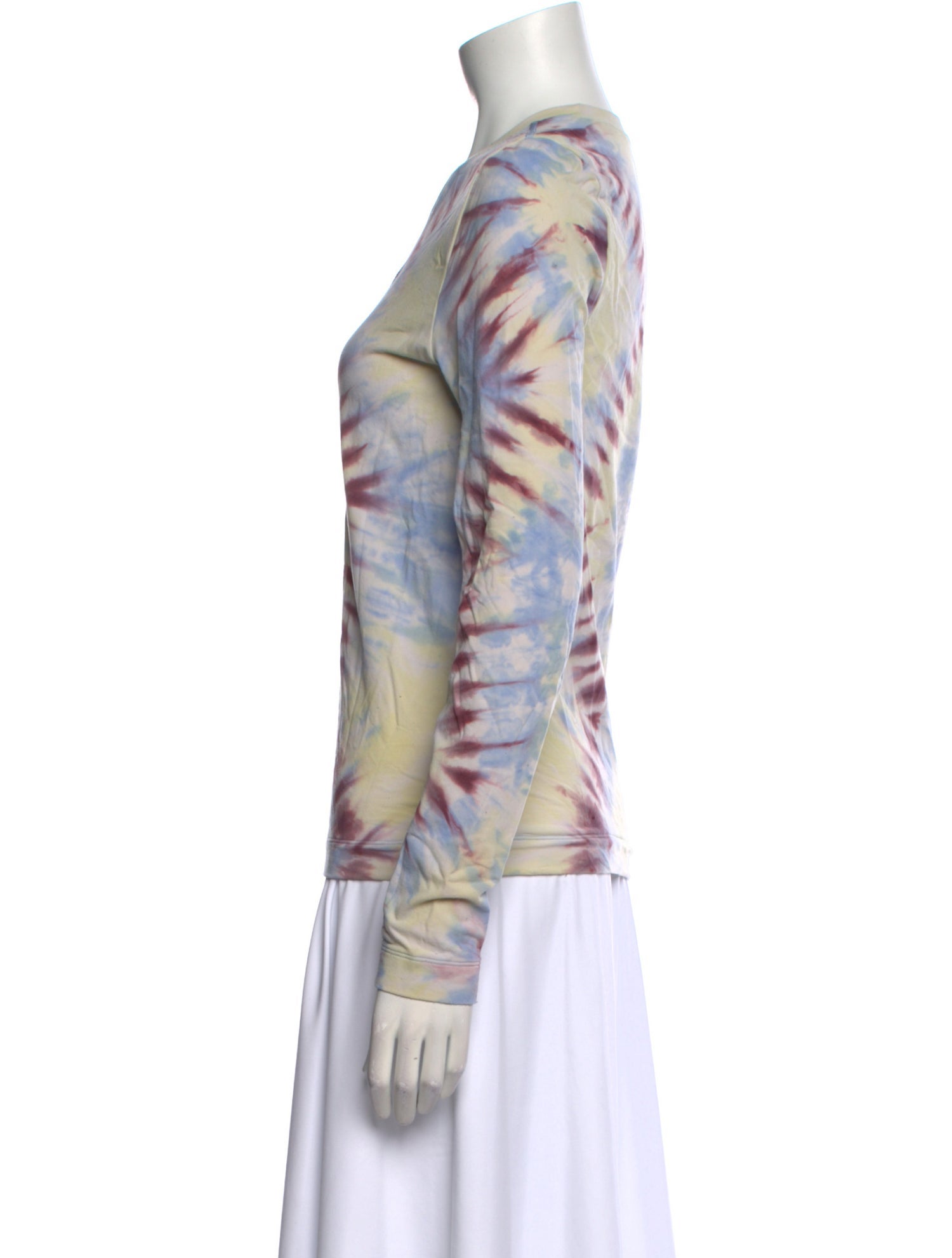 Tory Sport Tie-Dye Print Crew Neck T-Shirt