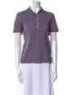 Tory Sport Plaid Print Short Sleeve Polo