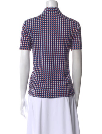 Tory Sport Plaid Print Short Sleeve Polo