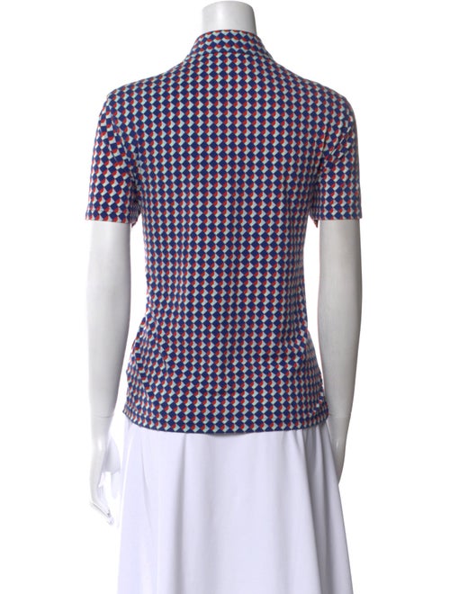 Tory Sport Plaid Print Short Sleeve Polo