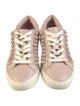 Tory Sport Leather Ruffle Embellishment Sneakers
