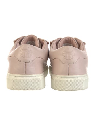 Tory Sport Leather Ruffle Embellishment Sneakers