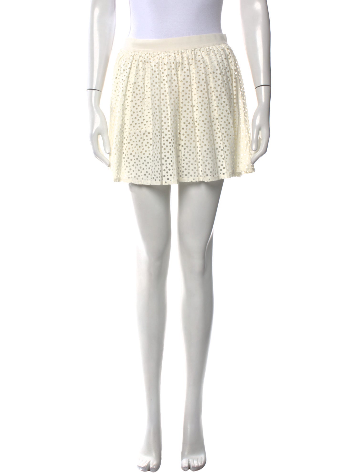 Tory Sport Lace Pattern Mini Skirt