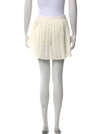 Tory Sport Lace Pattern Mini Skirt