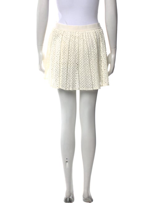 Tory Sport Lace Pattern Mini Skirt