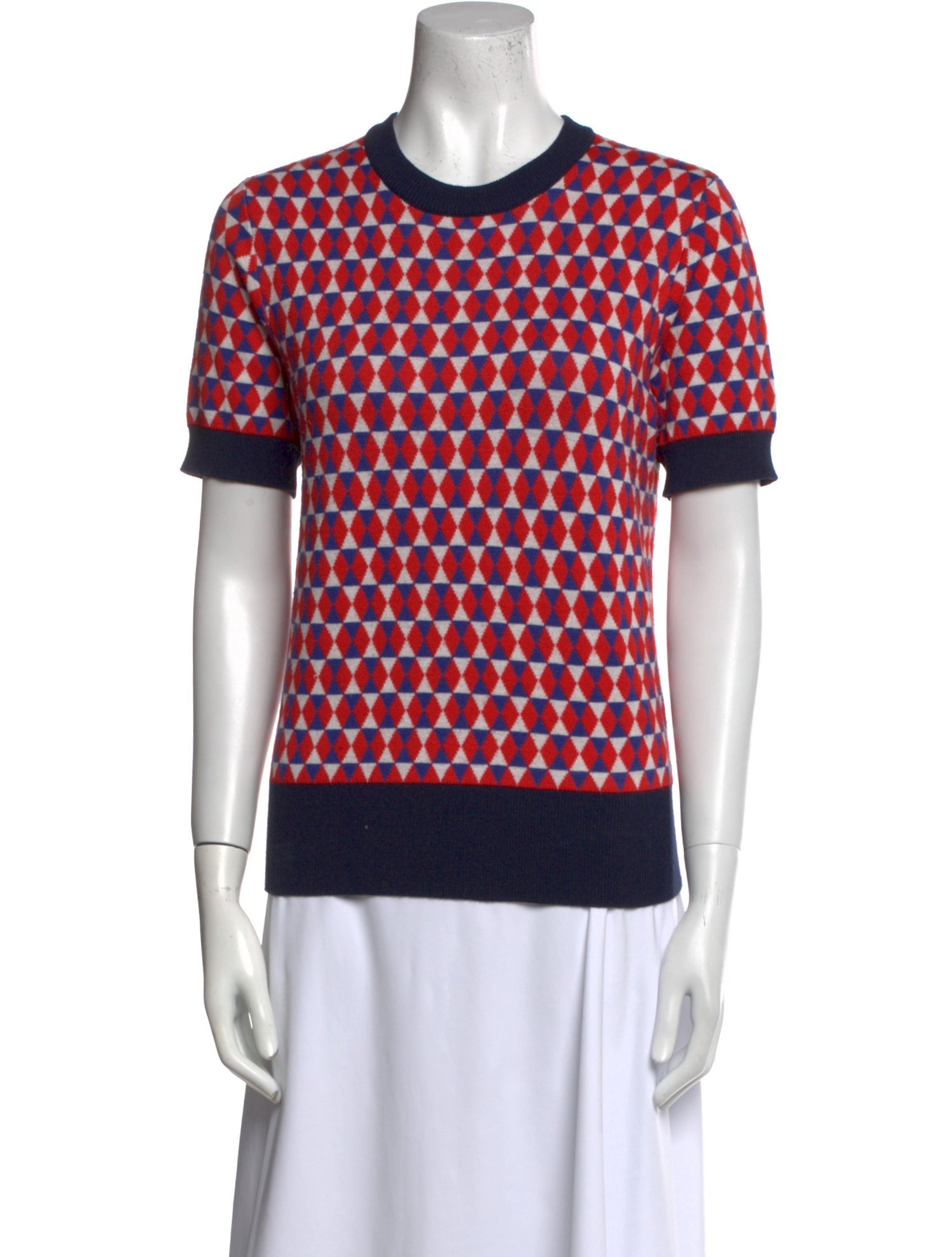 Tory Sport Wool Printed Sweater